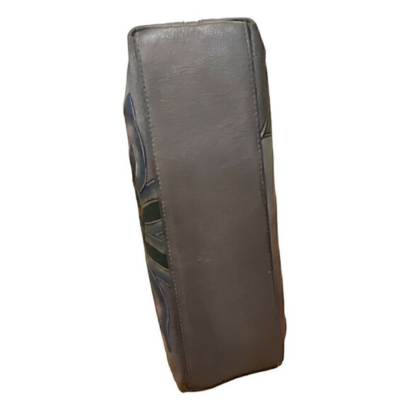 Anuschka Authentic Vintage Genuine Leather Hand Painted Floral Purse Handbag - Picture 5 of 16